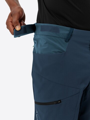 VAUDE Regular Outdoor trousers 'Tekoa' in Blue