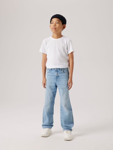 Largi Jeans 'NKMRYAN' de la NAME IT pe albastru: față