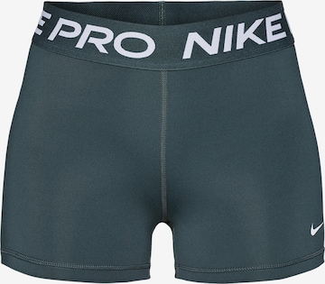NIKE Spordipüksid 'Pro', värv roheline: eest vaates