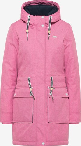 Schmuddelwedda Winter Jacket in Pink: front