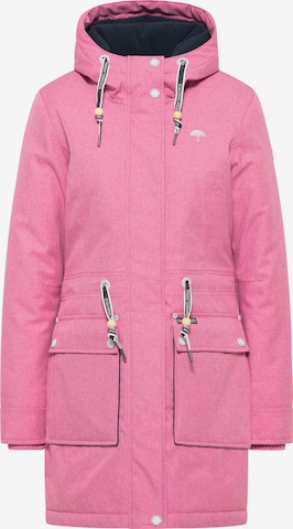 Schmuddelwedda Winter jacket in Pink: front