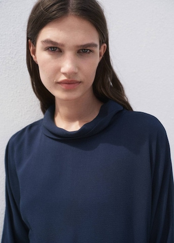 MANGO Shirt in Blau
