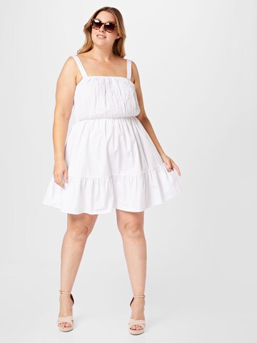 Robe Cotton On Curve en blanc