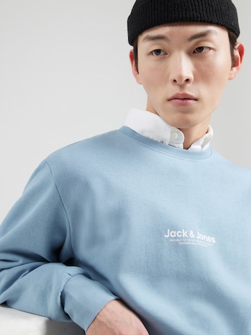 JACK & JONES Sweatshirt 'JWHVESTERBRO' in Blau