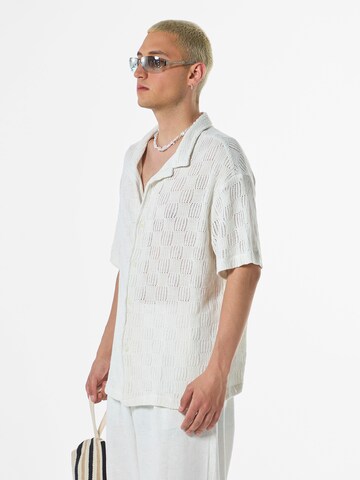 VAMOS CLO Comfort Fit Hemd 'Cowslip' in Weiß