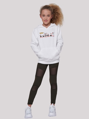 F4NT4STIC Sweatshirt 'Looney Tunes Daffy Duck' in Wit