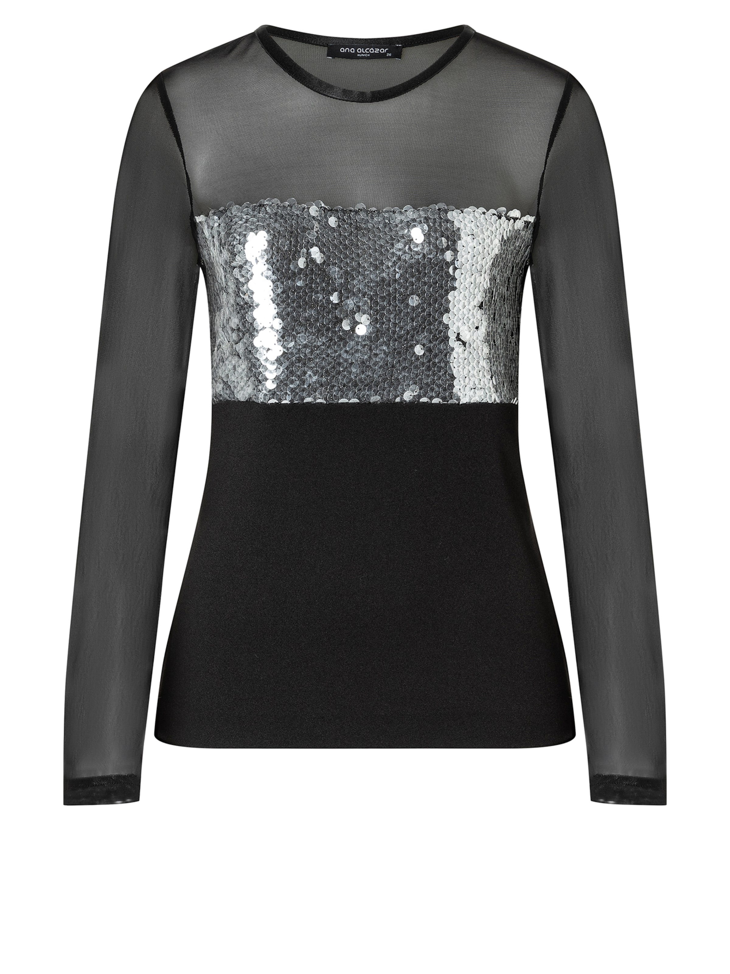 Ana Alcazar Shirt ' Abdia ' in Black / Silver, Item view