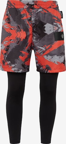 Pantalon Plein Sport en noir : devant
