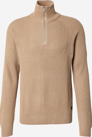 JACK & JONES - Jersey 'JJPannel' en beige: frente