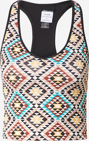 Hurley Bustier Sporttop in Gemengde kleuren: voorkant