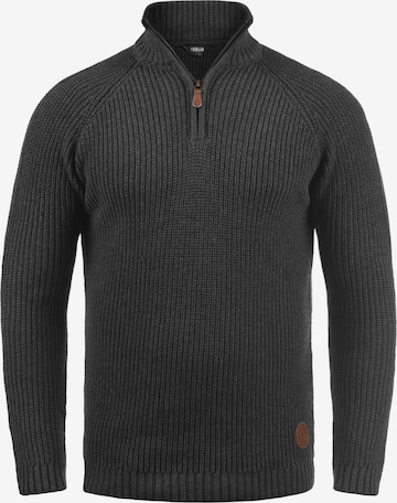 !Solid Sweater 'Xenox' in Grey: front