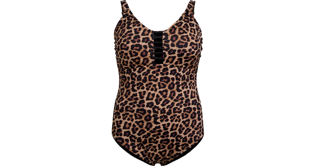 Badpak met beugel en drapering - Paars - Maat 48 Badpak met beugel en drapering - Paars - Maat 48