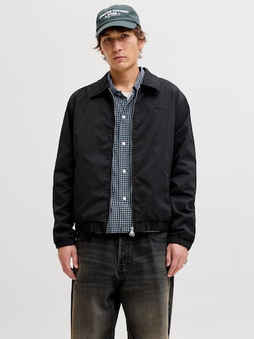 JACK & JONES Between-season jacket in Black: front