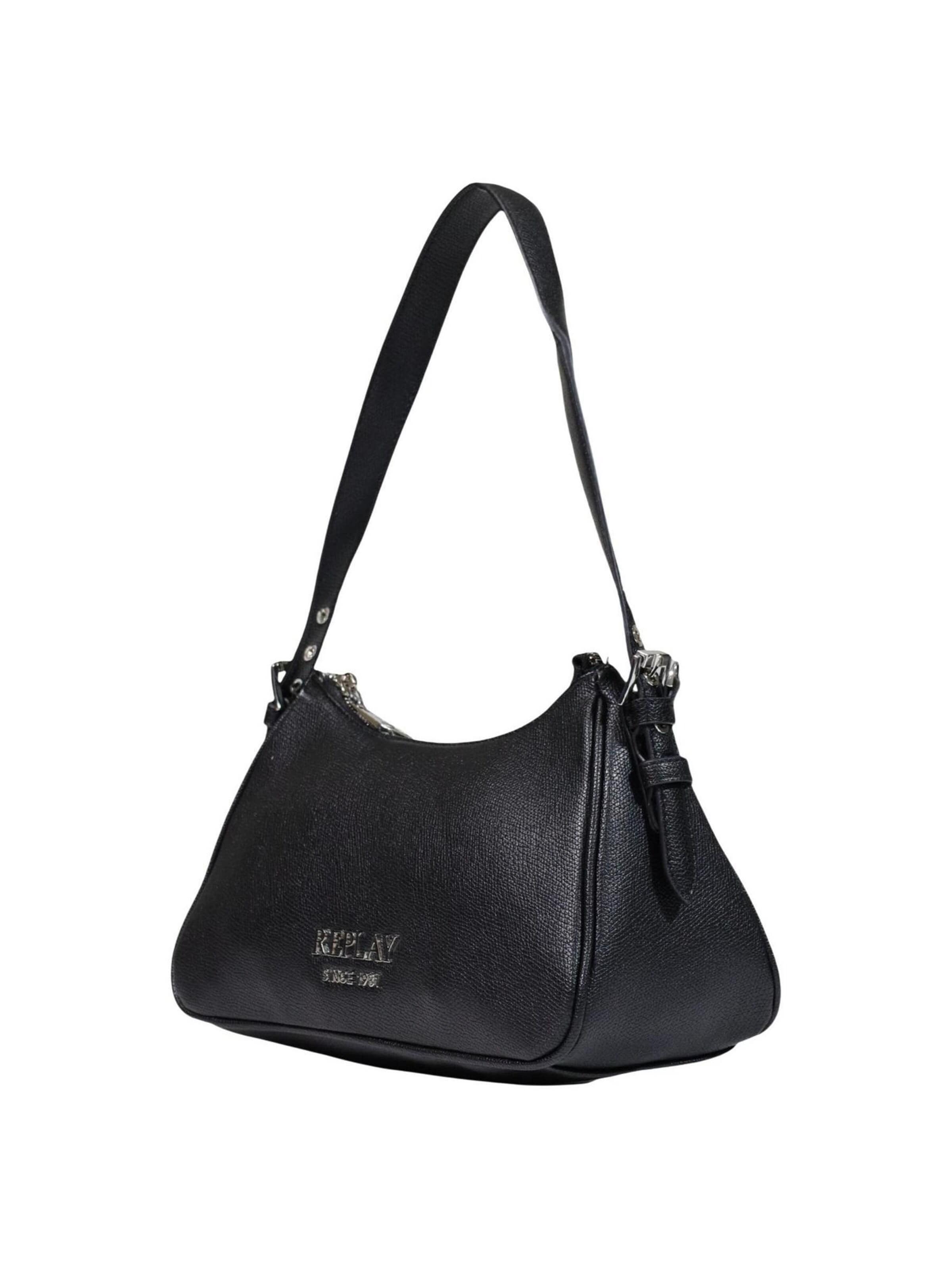 Borsa a spalla 'TEXTURIZED SYNTHETIC FW01A1.000.A7243S' di REPLAY in nero