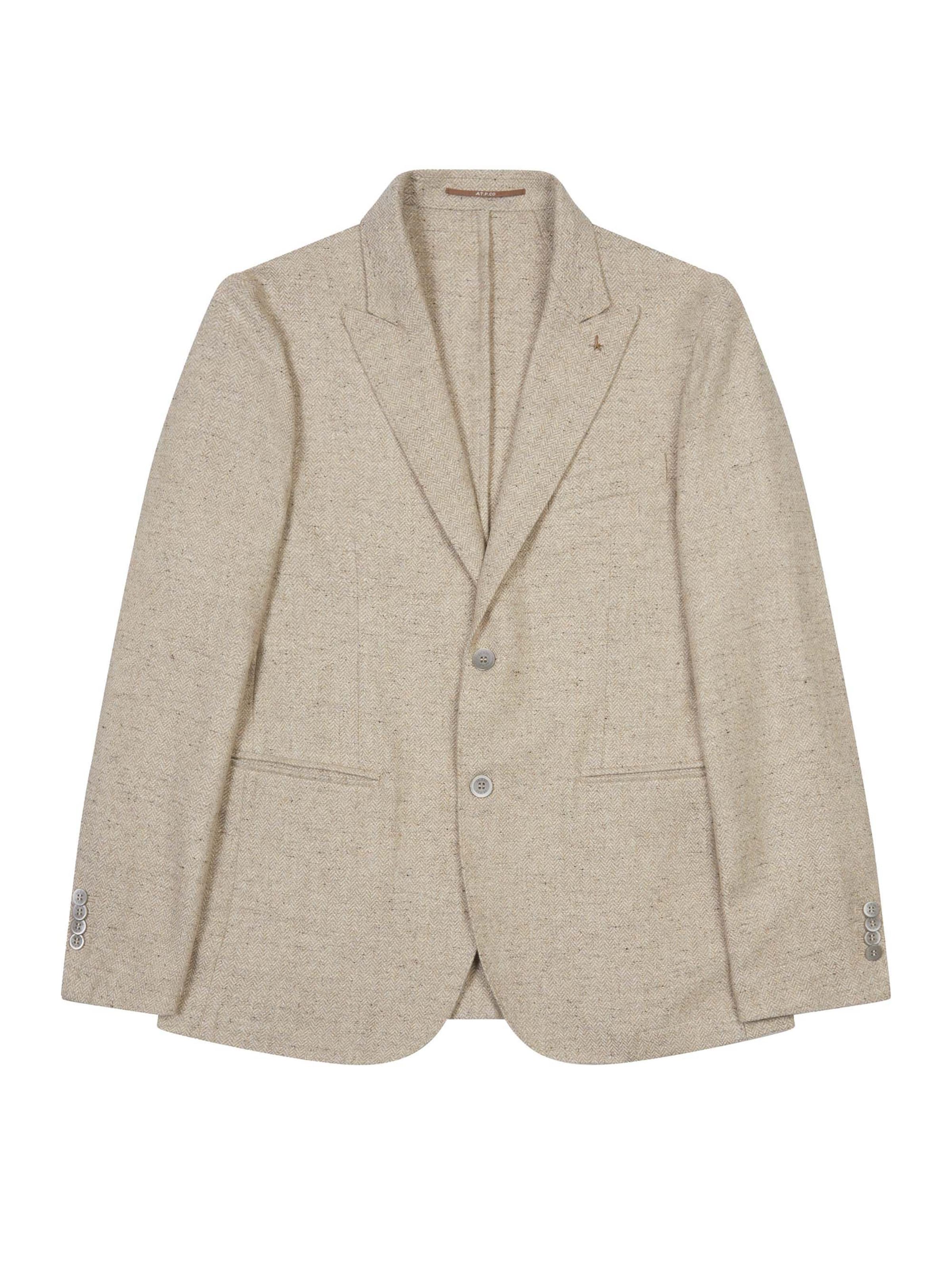 Coupe regular Veste de costume AT.P.CO en beige : devant