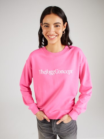 Sweat-shirt 'Safine' The Jogg Concept en rose : devant