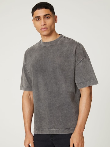 DAN FOX APPAREL Shirt 'Erik' in Grey: front