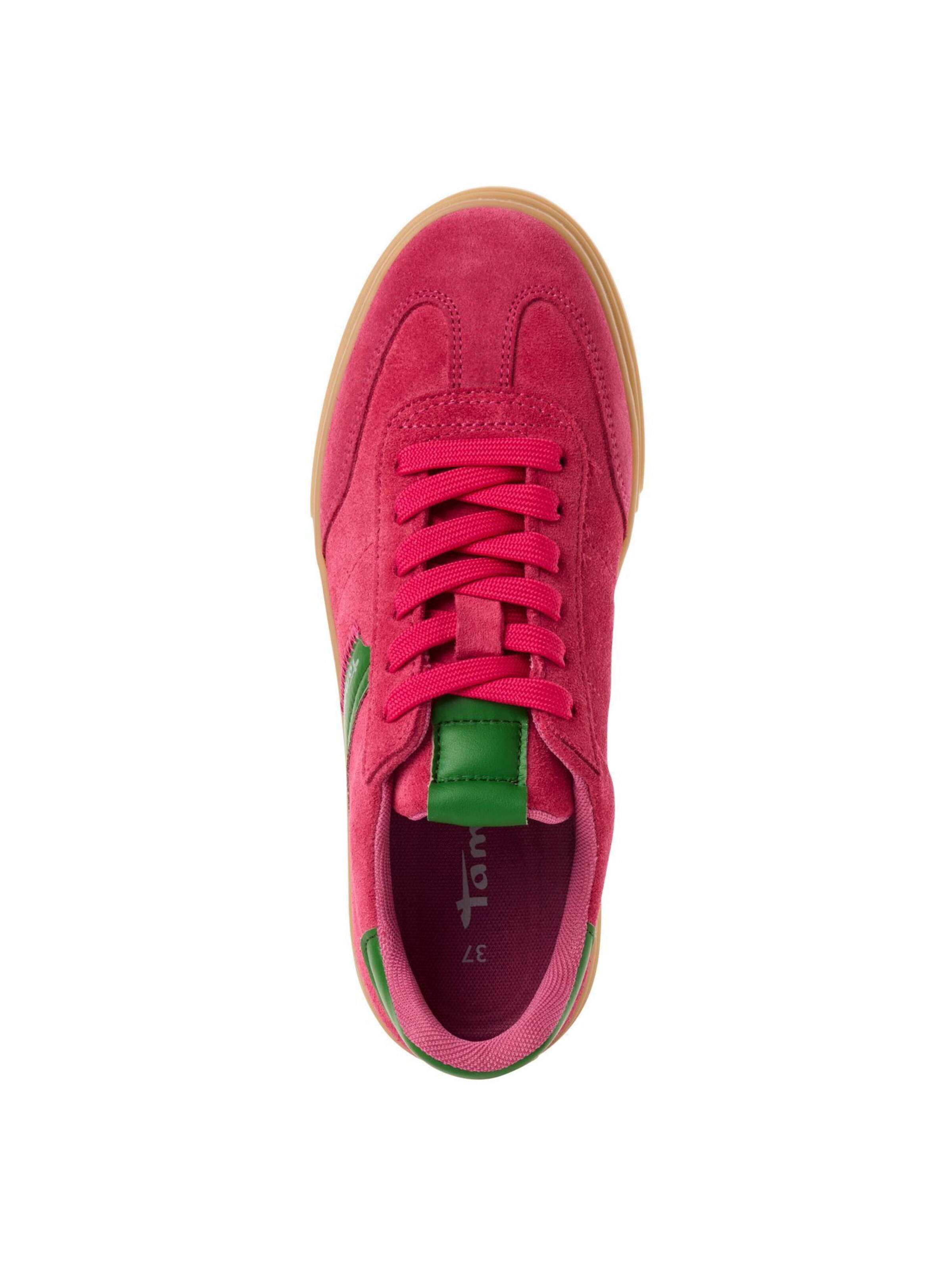 Baskets basses Tamaris en rose