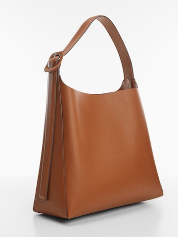 MANGO Shoulder Bag 'Winnie' in Brown