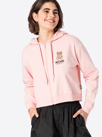 Moschino Underwear Sweatjacke 'FELPA' in Pink: predná strana