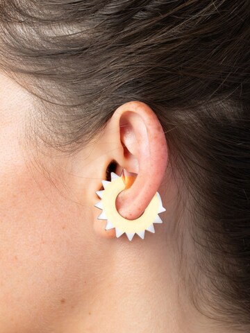 YParis - Pendientes 'Ear cuff Xen Bi' en oro
