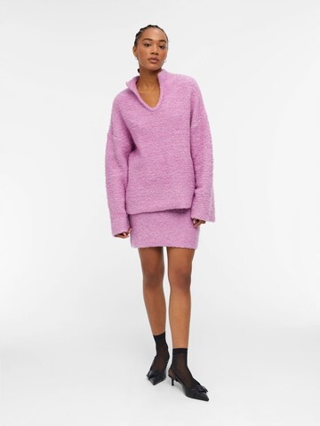 OBJECT Sweater 'Frill' in Purple