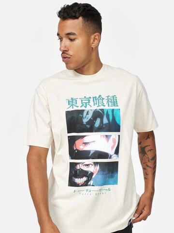 Recovered Shirt 'Tokyo Ghoul 4' in Beige