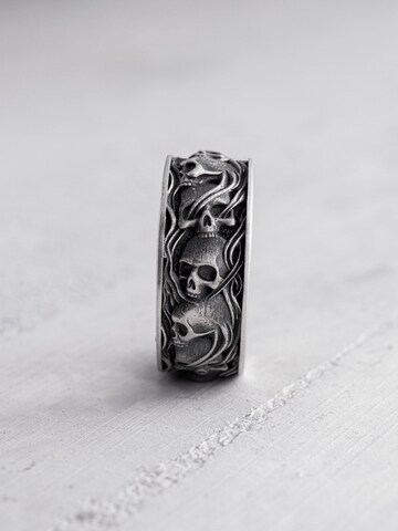 REYTEL Ring 'PURGATORY' in Silver: front