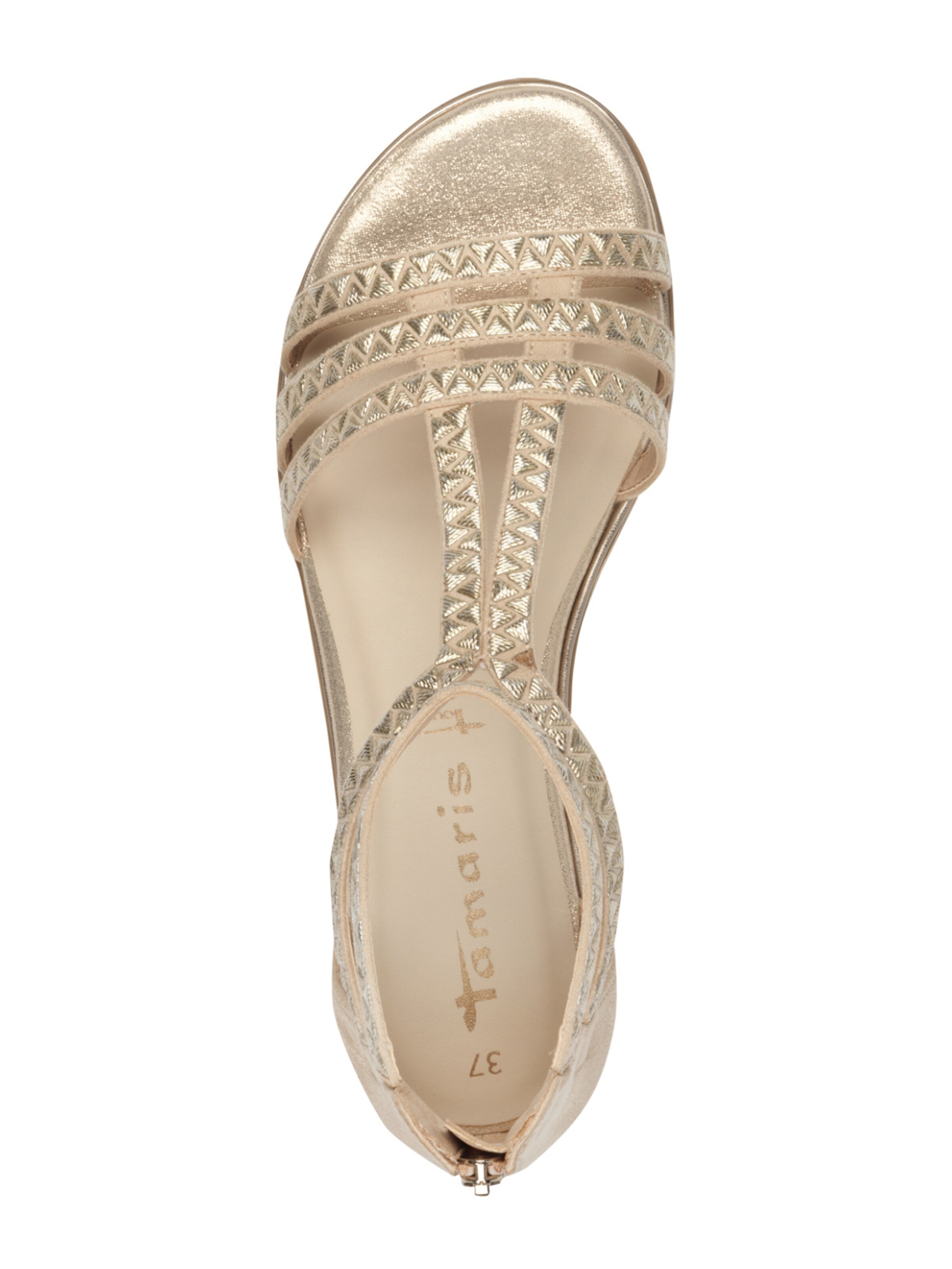 Sandales à lanières Tamaris en beige