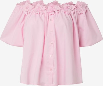 YAS - Blusa en rosa: frente