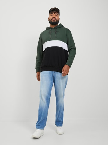 Sweat-shirt 'Reid' Jack & Jones Plus en vert