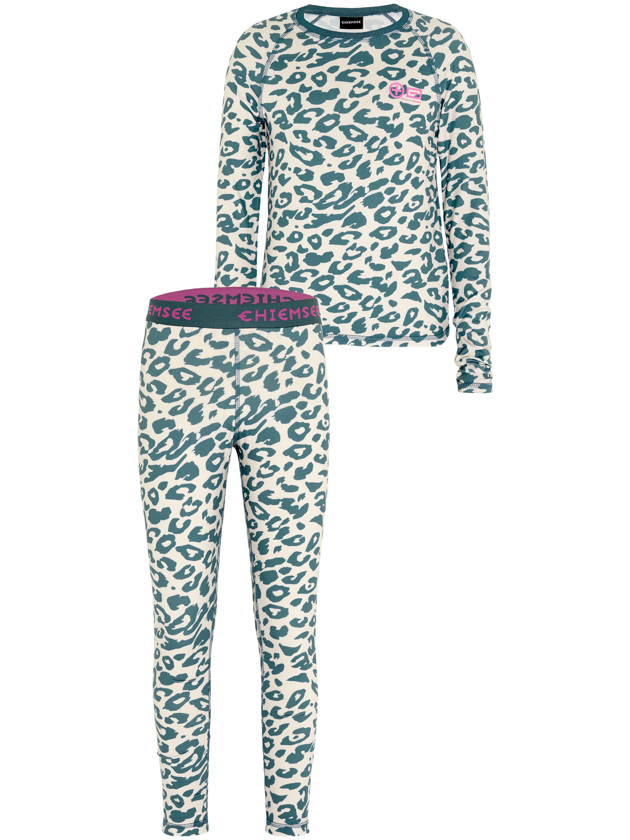 CHIEMSEE Underwear Set ' mit Leo Allover Print ' in Grey: front
