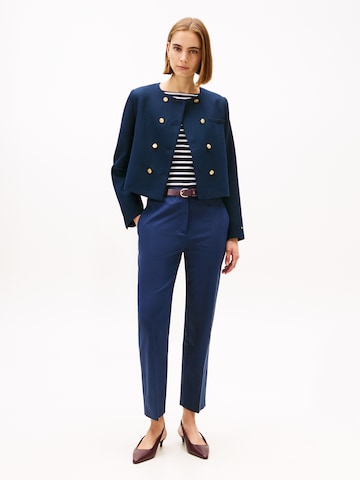 TOMMY HILFIGER regular Bukser med fals i blå