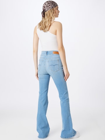 REPLAY Flared Jeans 'NEW LUZ' in Blau
