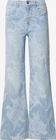 mėlyna Gina Tricot Plačios klešnės Džinsai: priekis