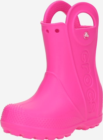 Crocs Gummistiefel 'Handle It' in Pink: Vorderseite