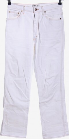 AGOLDE Jeans in 29 in White: front