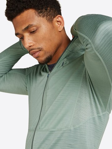 ICEBREAKER Athletic fleece jacket 'Descender' in Green