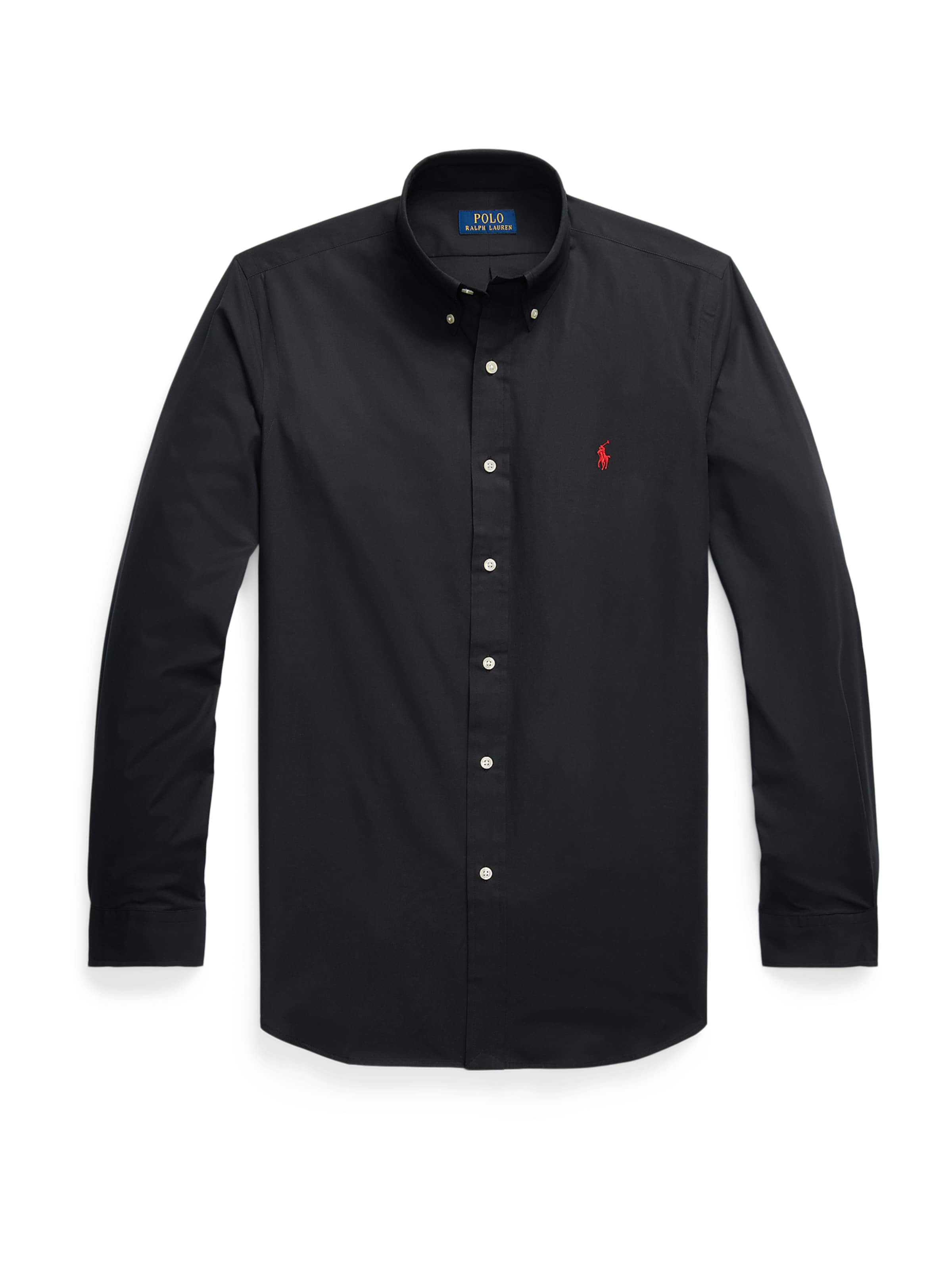 Regular fit Camicia di Polo Ralph Lauren in nero: frontale