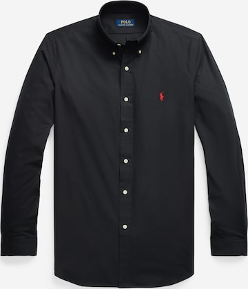 Camicia di Polo Ralph Lauren in nero: frontale