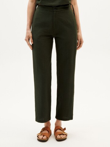 Thinking MU Regular Pants 'Mariam' in Green: front