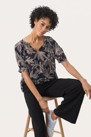 Part Two Blouse 'Popsy' in Blauw
