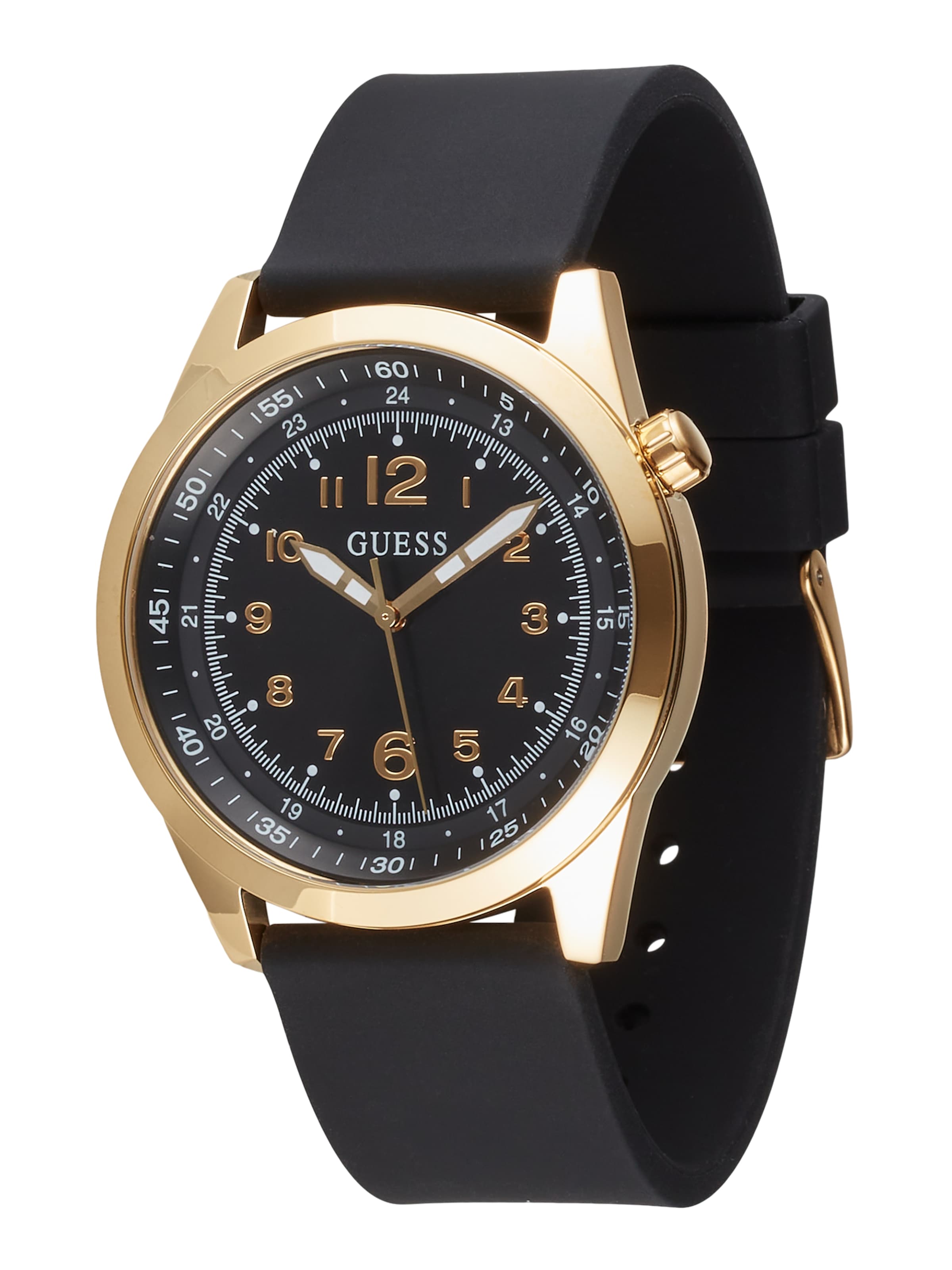 GUESS Analoogkell 'Max', värv Kuld: eest vaates