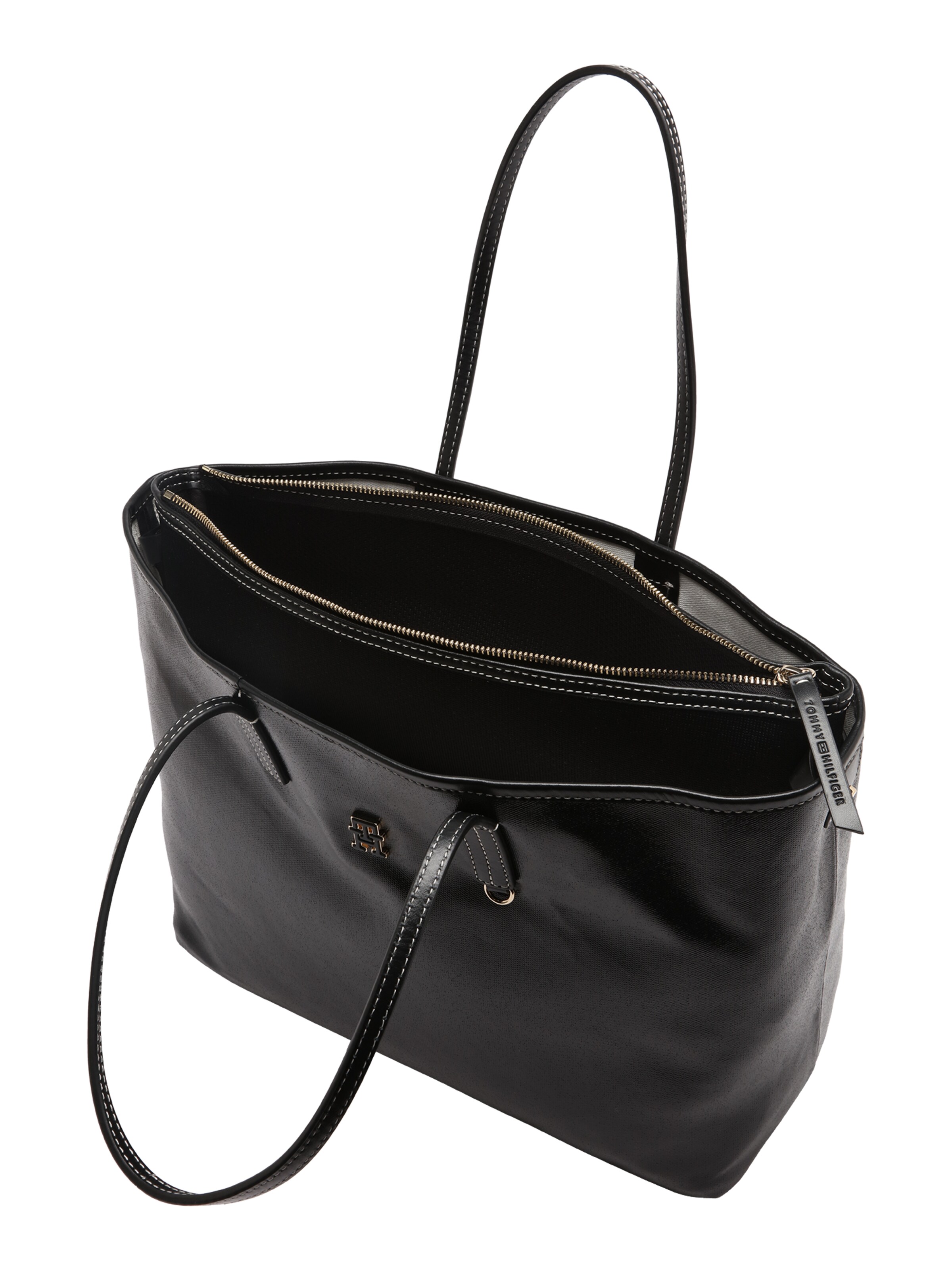 TOMMY HILFIGER Shopper in Black