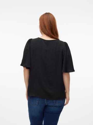 Vero Moda Curve Blouse 'VMAlva' in Zwart