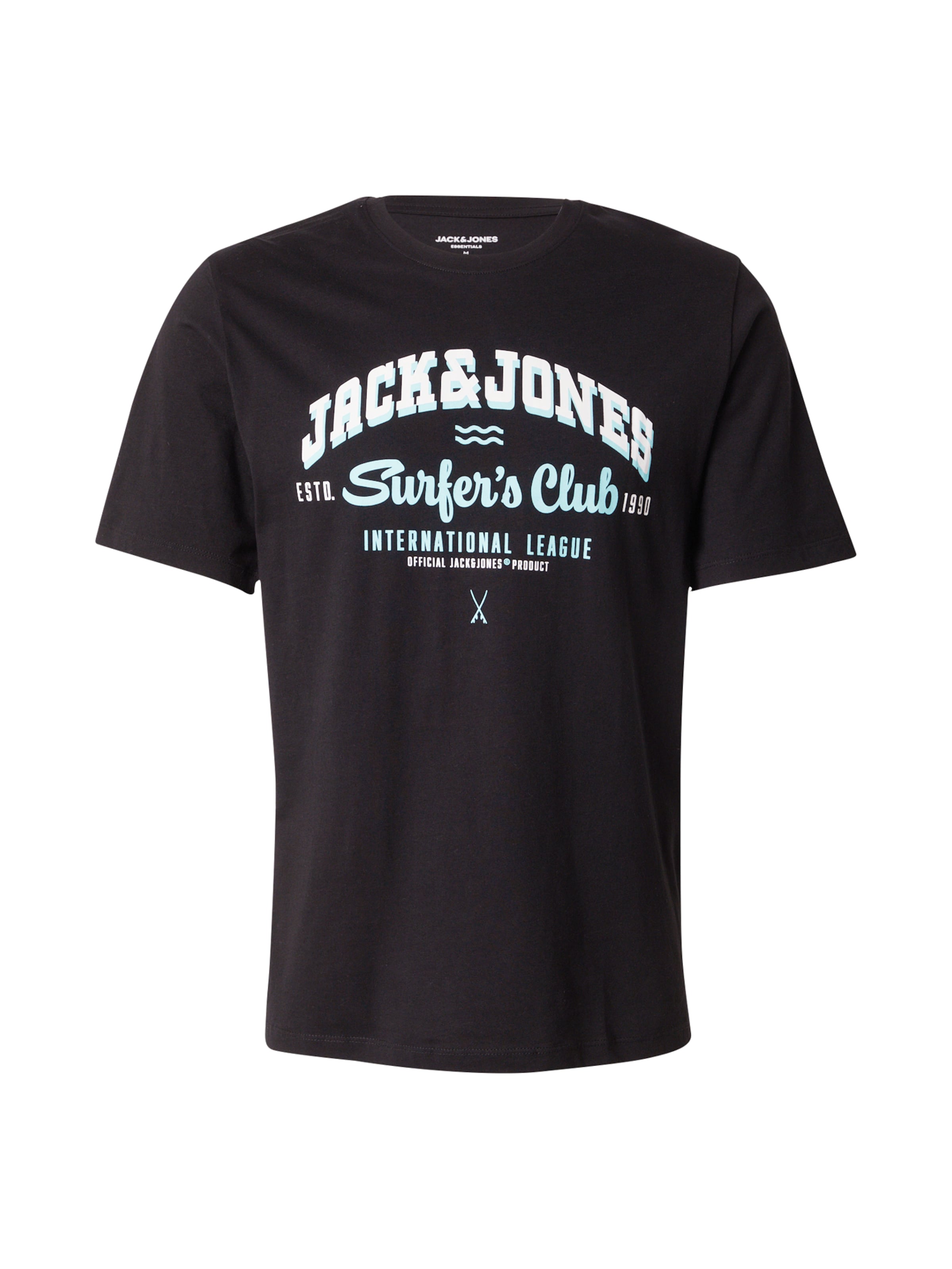 JACK & JONES Tričko - Čierna: predná strana