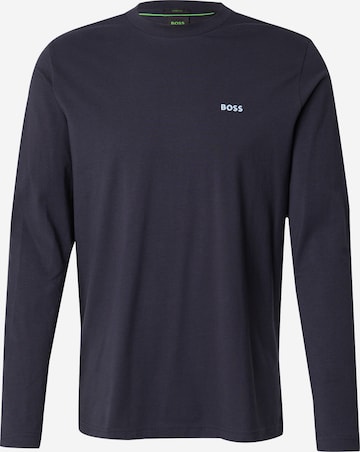 T-Shirt BOSS en bleu : devant