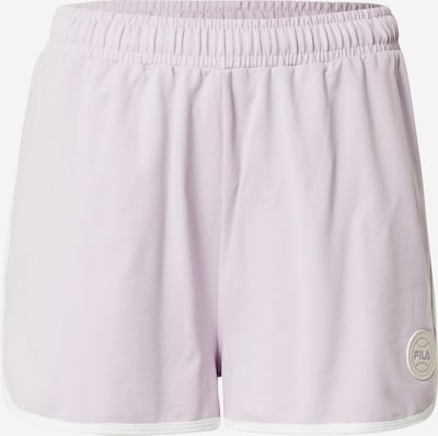 Pantaloni 'MILA' FILA di colore lilla pastello / bianco, Visualizzazione prodotti