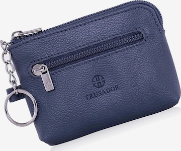 Trusador Schlüsselanhänger 'Milano' in Blau: Vorderseite