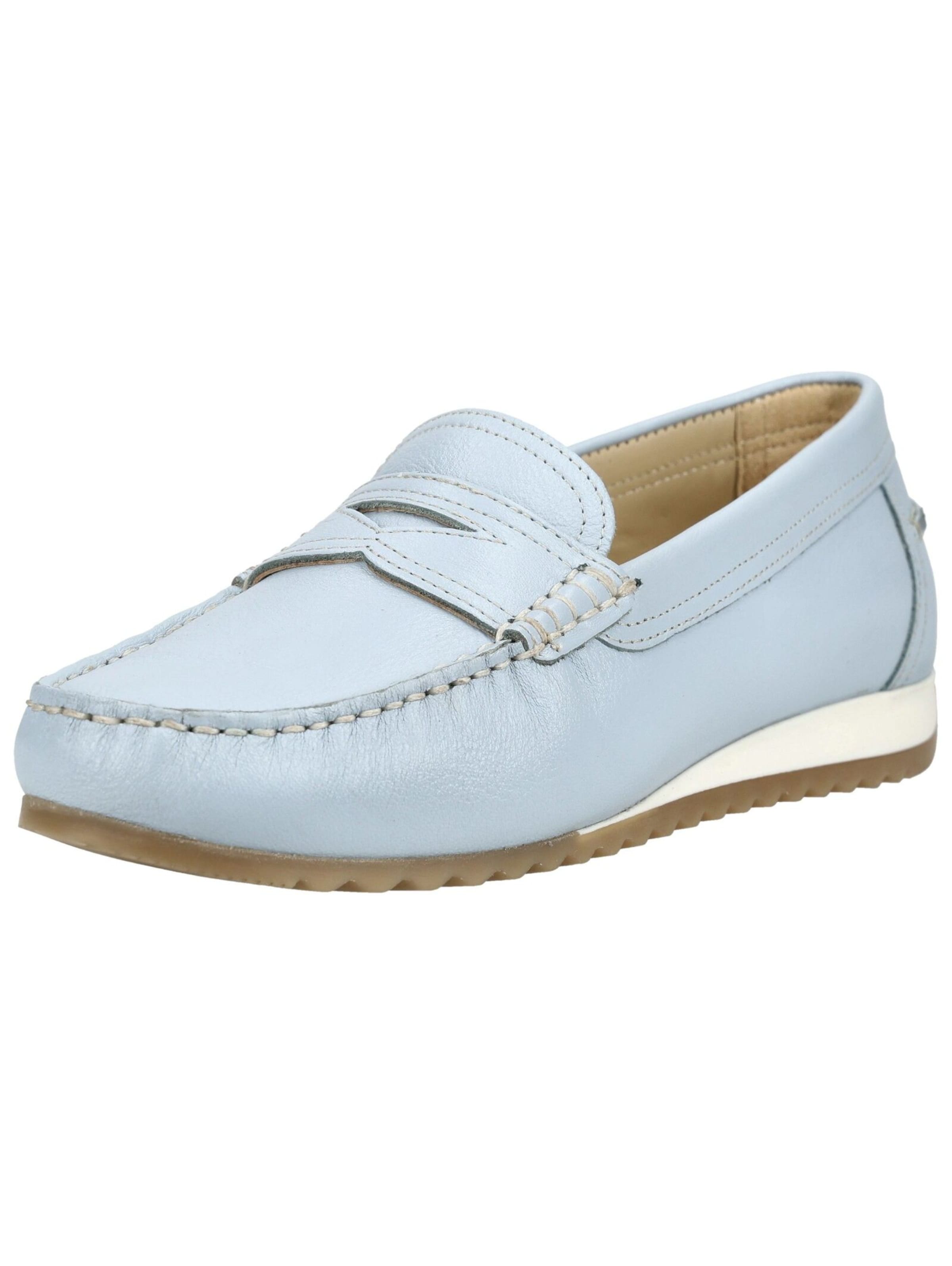 Mocassino di ARA in blu: frontale